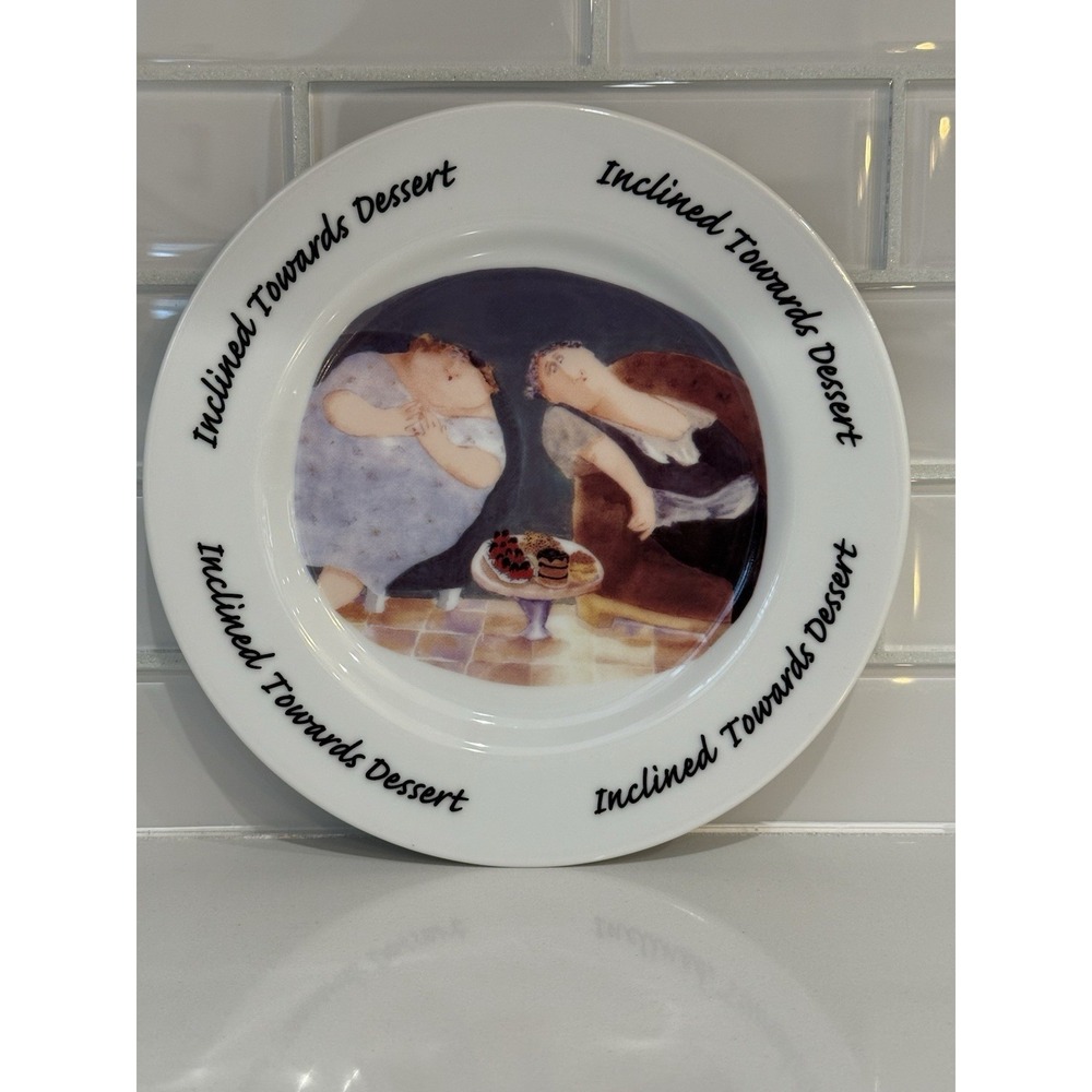 Erika Oller By House Of Prill "Inclined Towards Dessert" 7.5" Plate